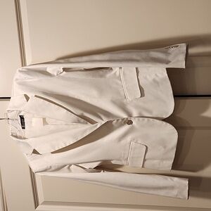 Women's white blazer